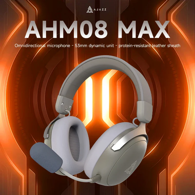 Ajazz AHM08 MAX Tri-mode Over-ear Headphones - Image 5