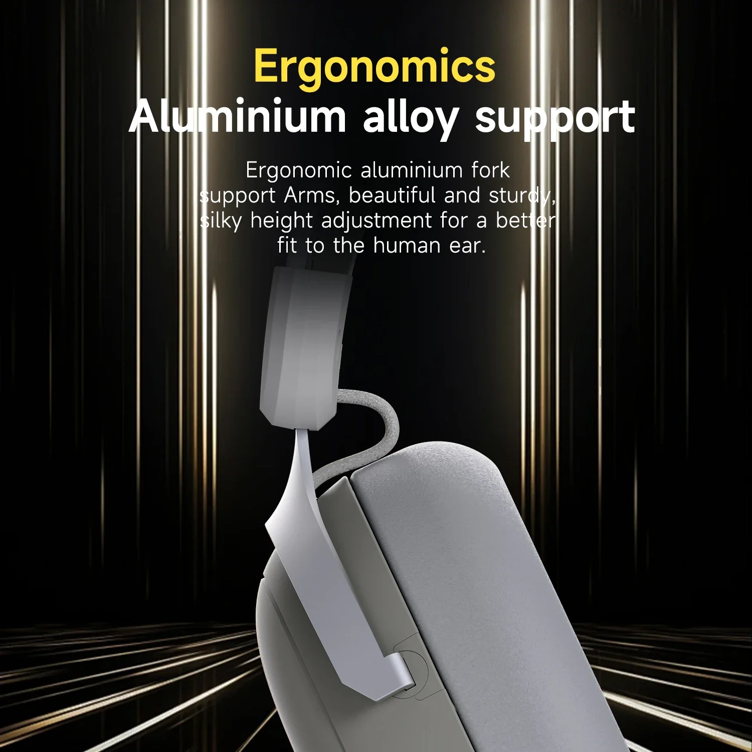 Ajazz AHM08 MAX Tri-mode Over-ear Headphones - Image 6