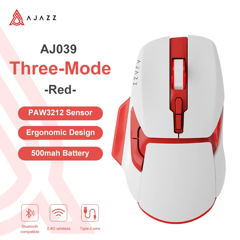 AJAZZ AJ039 Gaming Mouse Ergonomics Continuous Battery Life - Image 10