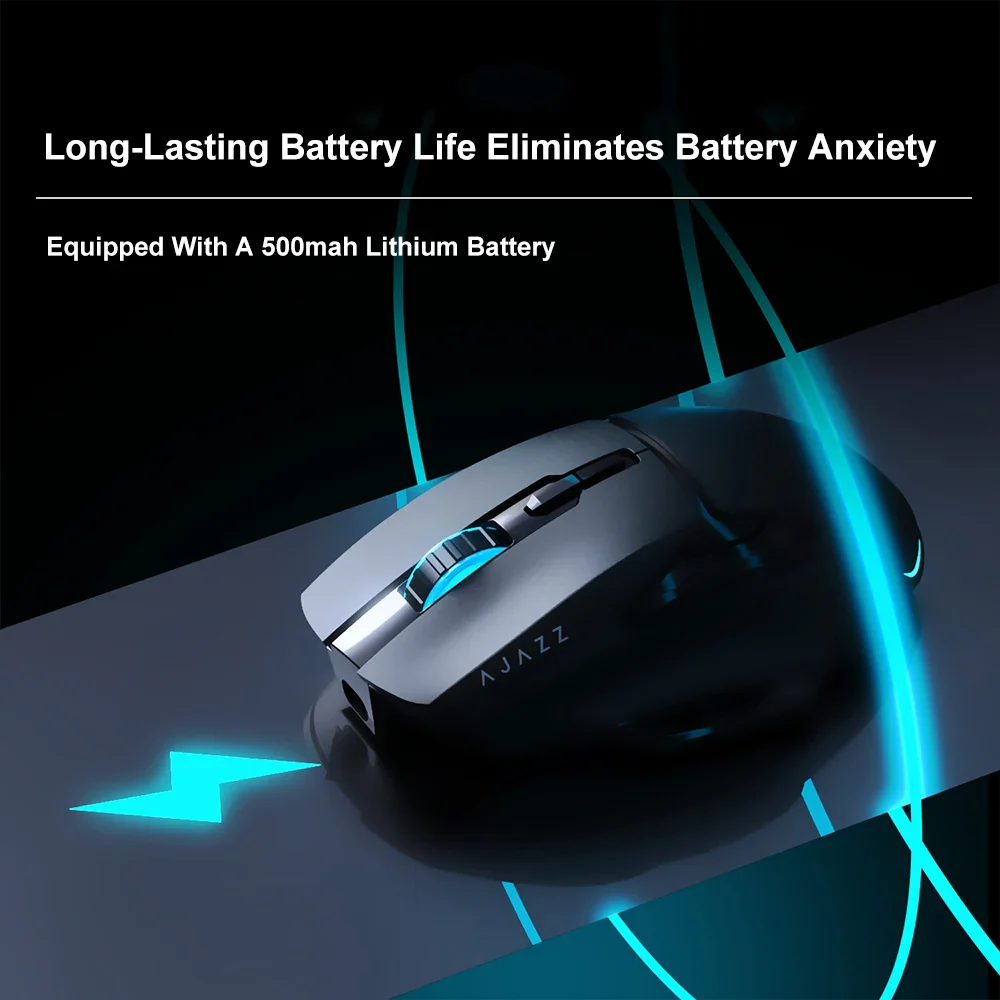 AJAZZ AJ039 Gaming Mouse Ergonomics Continuous Battery Life - Image 6