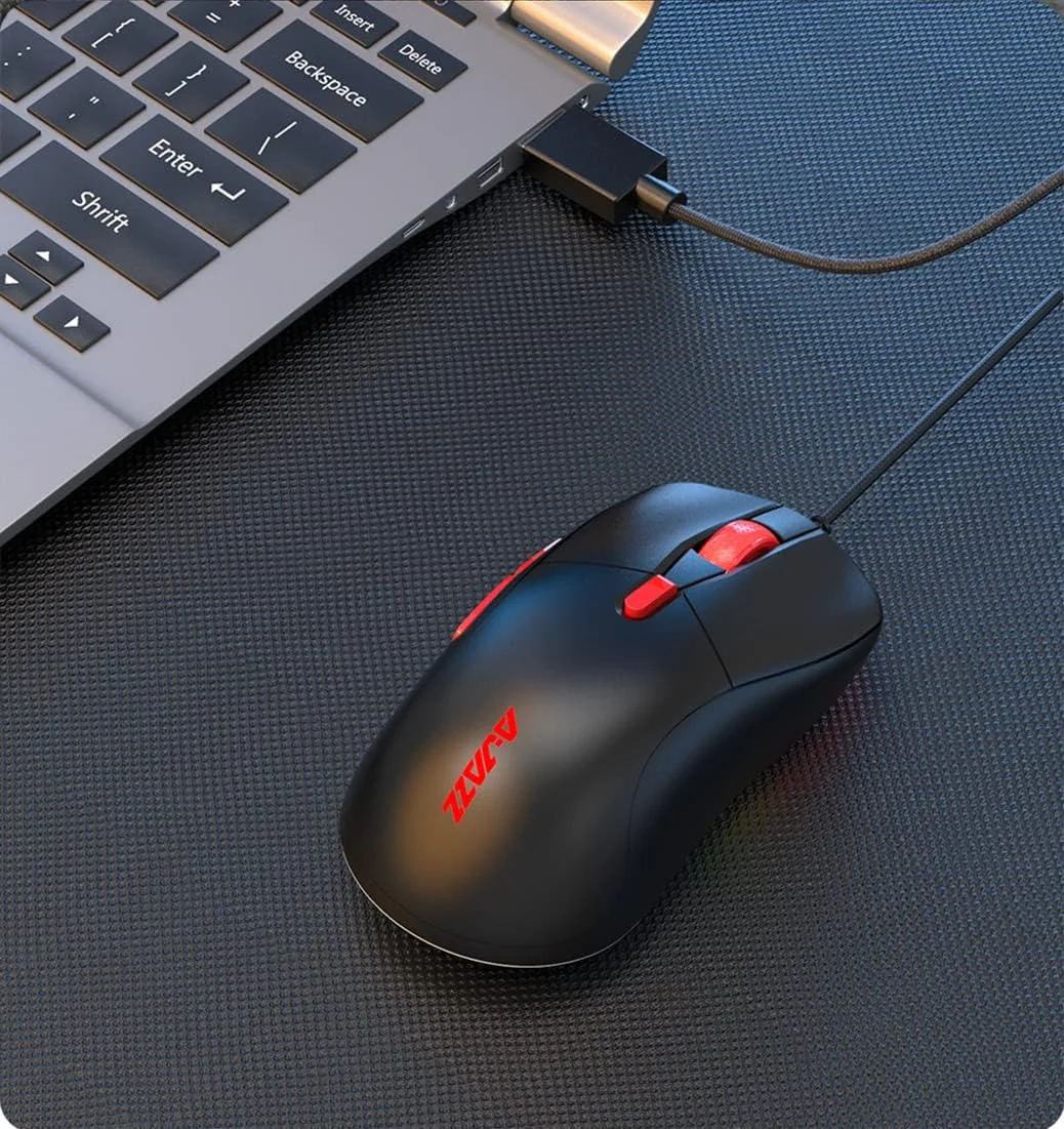 Ajazz AJ129 Mouse Gaming opt cal engine 6 Gear Adjustment Macro 12 Kinds Of Lamp Effect Switch Programming Design Lightweight - Image 8