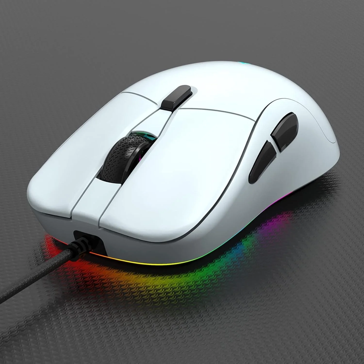 Ajazz AJ129 Mouse Gaming opt cal engine 6 Gear Adjustment Macro 12 Kinds Of Lamp Effect Switch Programming Design Lightweight - Image 9