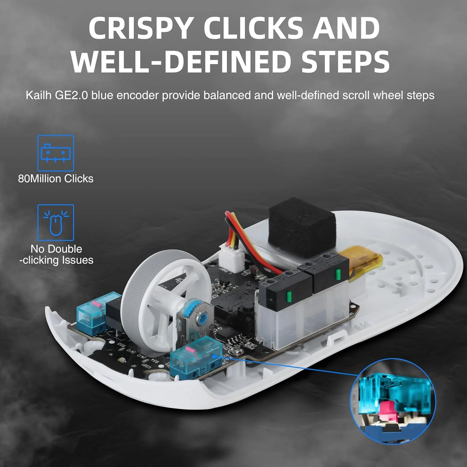 AJAZZ AJ139 PRO Mouse PAW3395 4000Hz Polling Rate 26000DPI Max 59g Lightweigh - Image 13