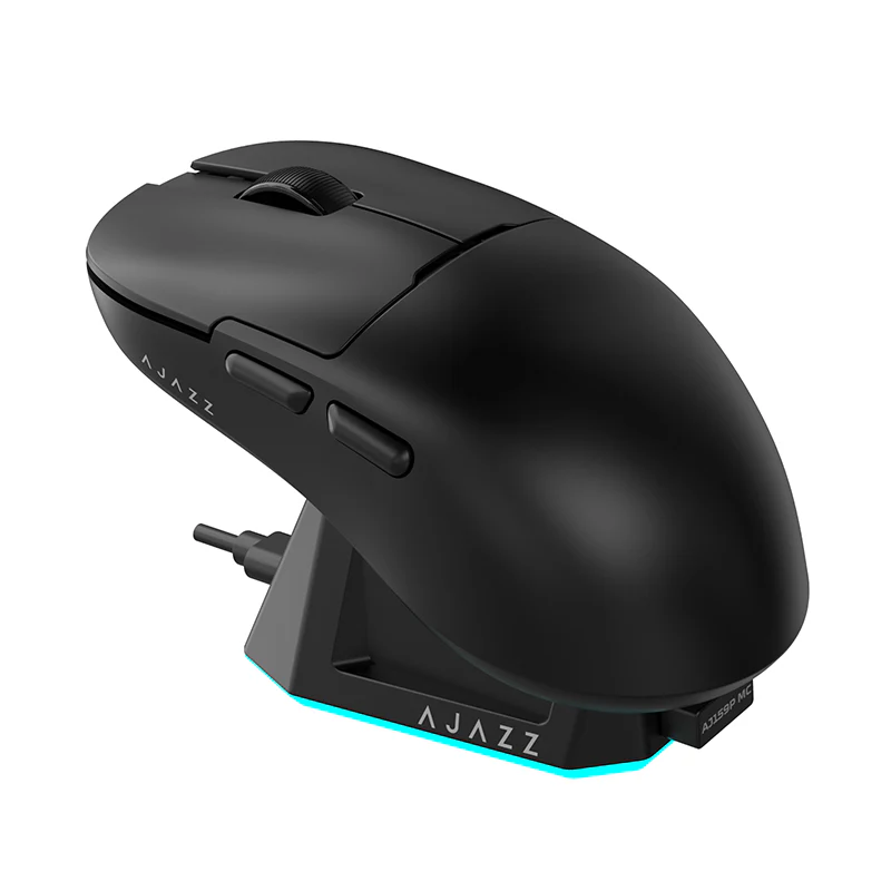 AJAZZ AJ159P MC Gaming Mouse with Magnetic Charging Dock (Bluetooth/2.4GHz Wireless/Wired) PAW3311 Tripe mode 1000Hz return rate - Image 14