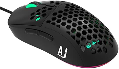 AJAZZ AJ380 Series Mouse Honeycomb Shell Design Uitra PMW3338 Optical Gaming Sensor RGB Backlight - Image 3