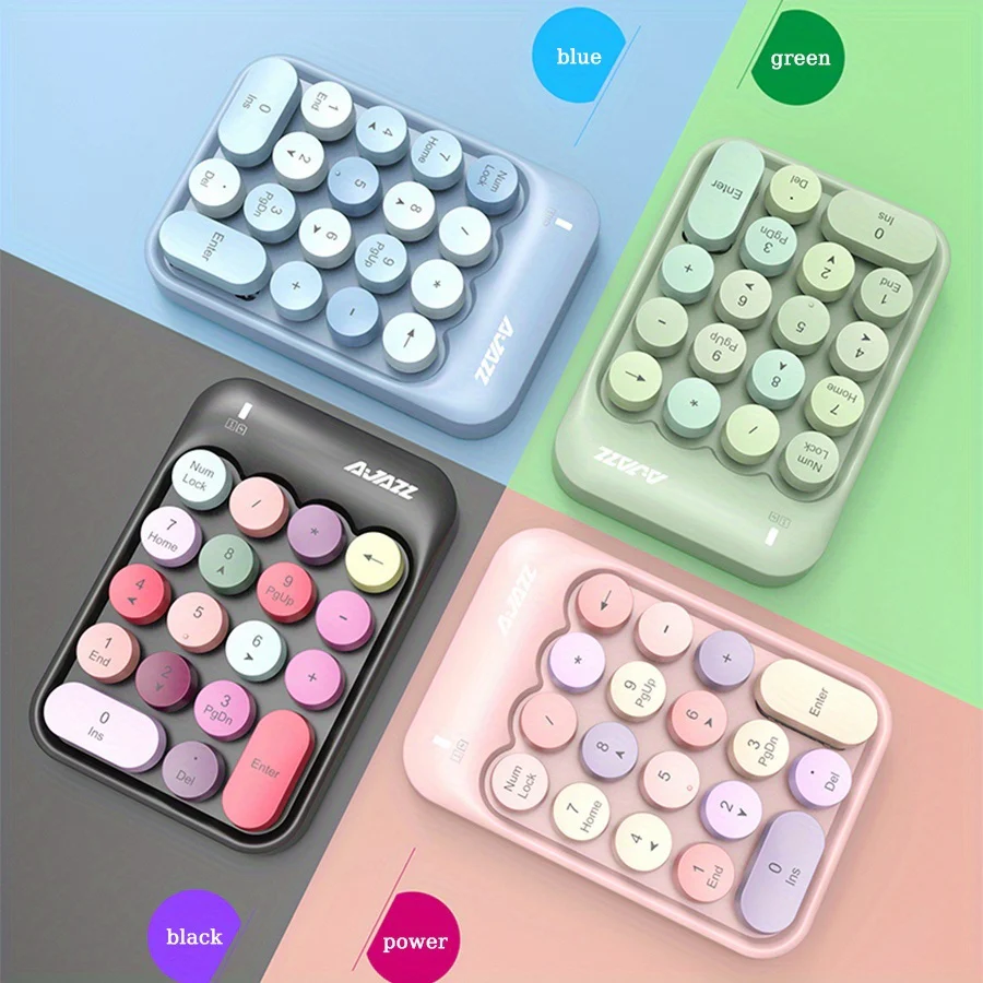 AJAZZ AK18 2.4G Wireless Numeric Keypad Compatible systems window XP - Image 13