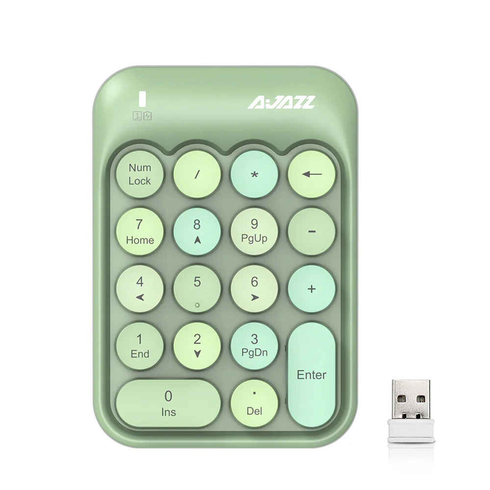 AJAZZ AK18 2.4G Wireless Numeric Keypad Compatible systems window XP - Image 4
