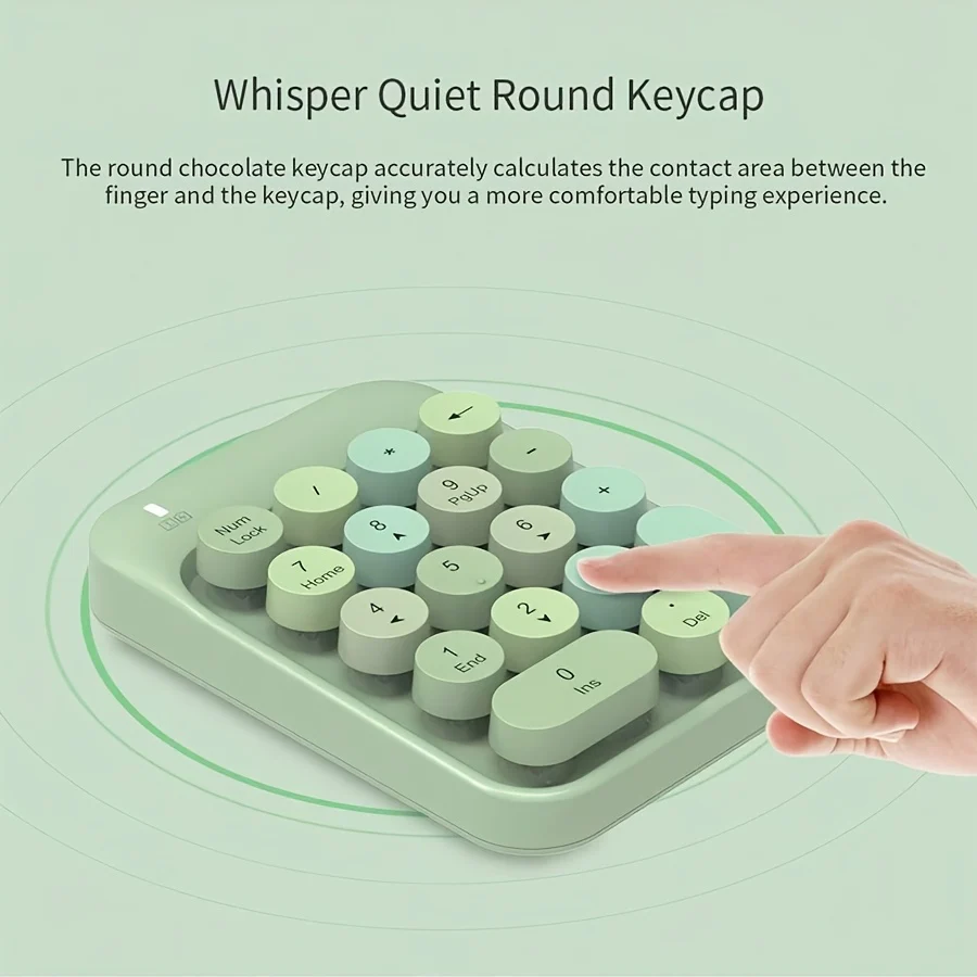 AJAZZ AK18 2.4G Wireless Numeric Keypad Compatible systems window XP - Image 8