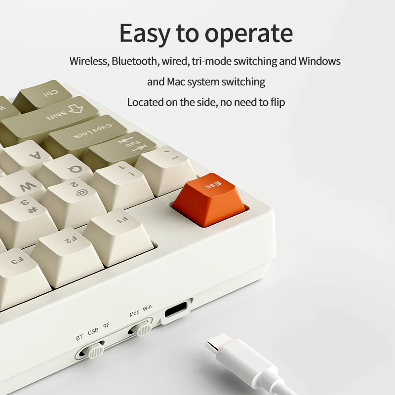 AJAZZ AK35I V3 MAX 104-key customized Keyboard TFT color screen Tri-mode RGB DIY - Image 7