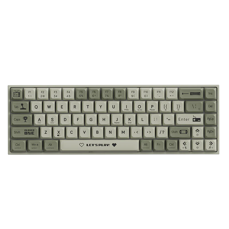 AJAZZ AK680 Keyboard wired Mixed color lights Dual key caps  Full key hot swappable - Image 16