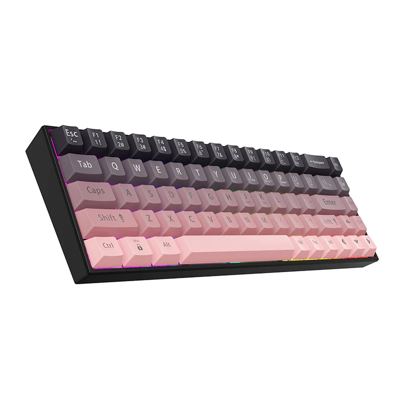 AJAZZ AK680 Keyboard wired Mixed color lights Dual key caps  Full key hot swappable - Image 25