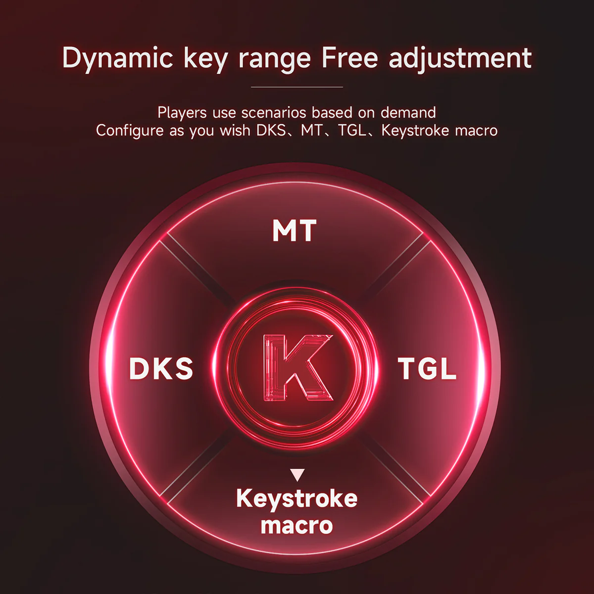 AJAZZ AK680 MAX HE Wired Keyboard 8KHz return with RT Adjustable 0.01, Dual-drive for Gaming/E-sports and Web/APP - Image 10