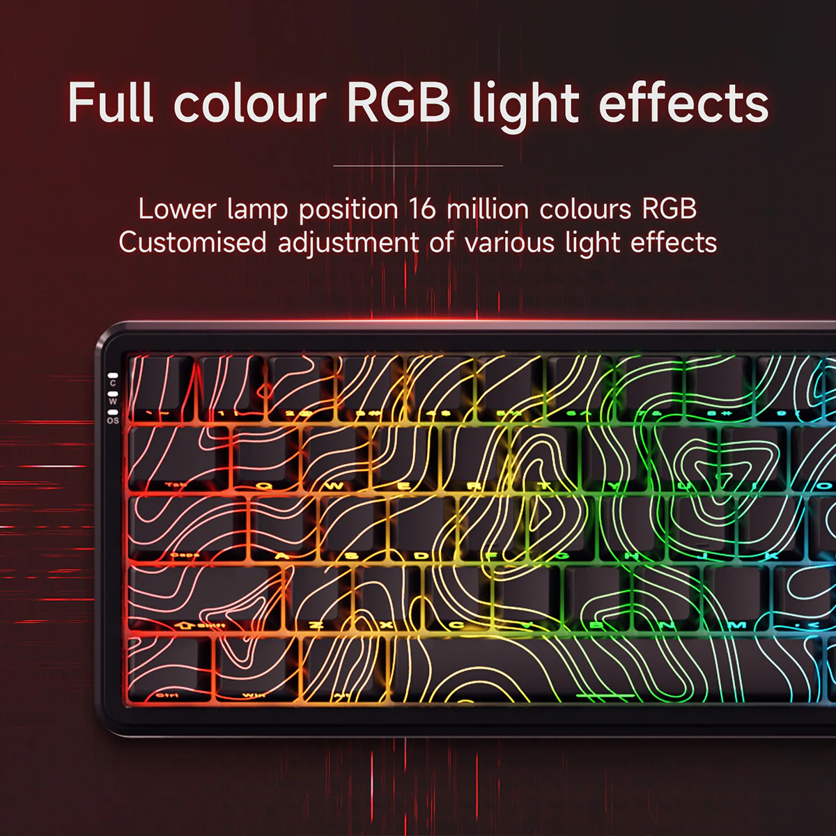 AJAZZ AK680 MAX HE Wired Keyboard 8KHz return with RT Adjustable 0.01, Dual-drive for Gaming/E-sports and Web/APP - Image 12