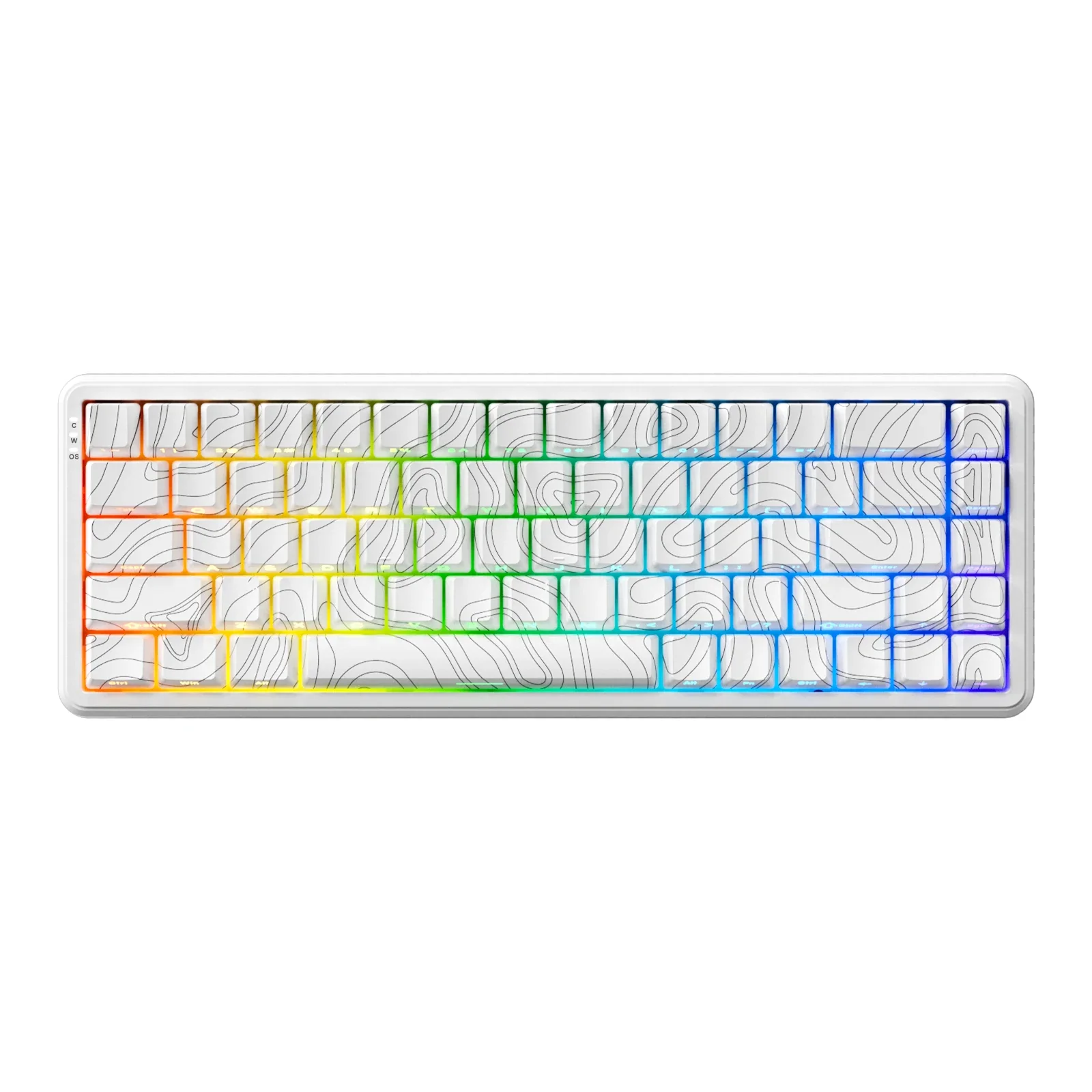 AJAZZ AK680 MAX HE Wired Keyboard 8KHz return with RT Adjustable 0.01, Dual-drive for Gaming/E-sports and Web/APP - Image 4