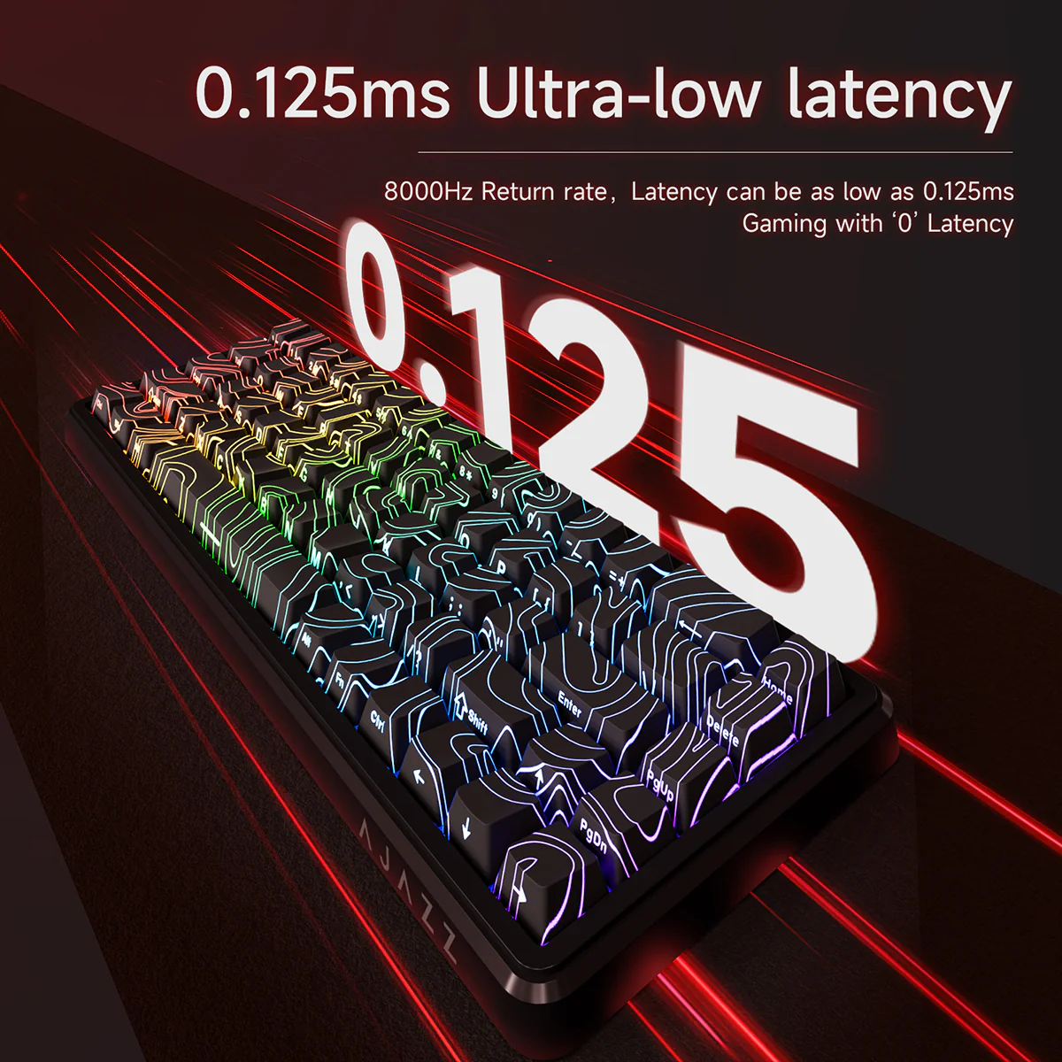 AJAZZ AK680 MAX HE Wired Keyboard 8KHz return with RT Adjustable 0.01, Dual-drive for Gaming/E-sports and Web/APP - Image 8