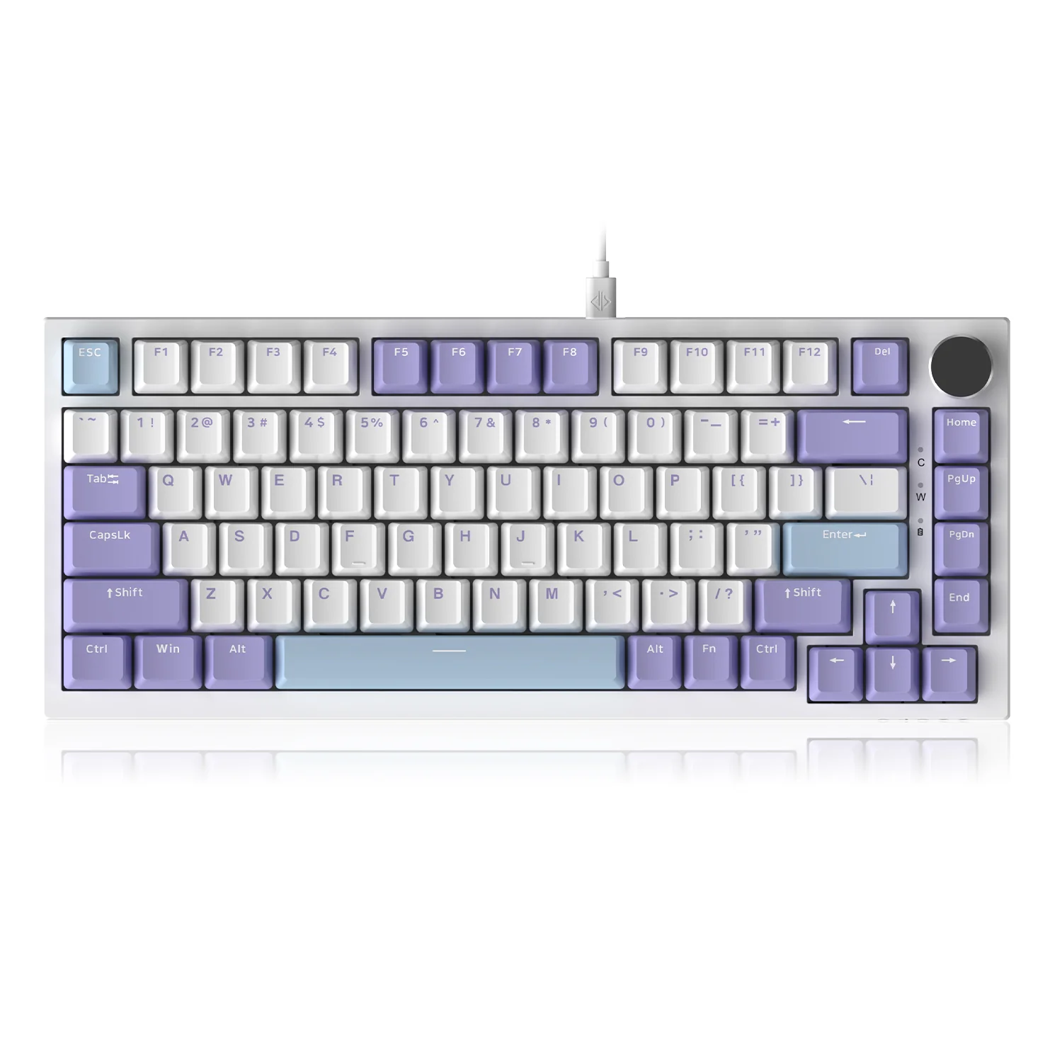AJAZZ AK820 Mechanical Keyboard Hot Swapping 75% Layout with Knob Supprt win & Mac - Image 18