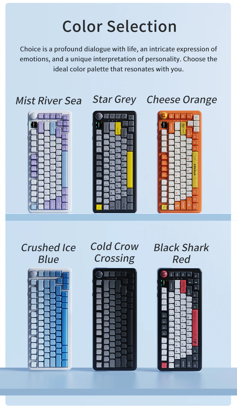 AJAZZ AK820 MAX PLUS The full range of mechanical keyboards -Tri-mode Bluetooth - Image 11