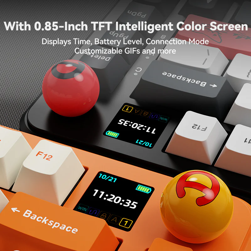 AJAZZ AK820 MAX PLUS The full range of mechanical keyboards -Tri-mode Bluetooth - Image 4