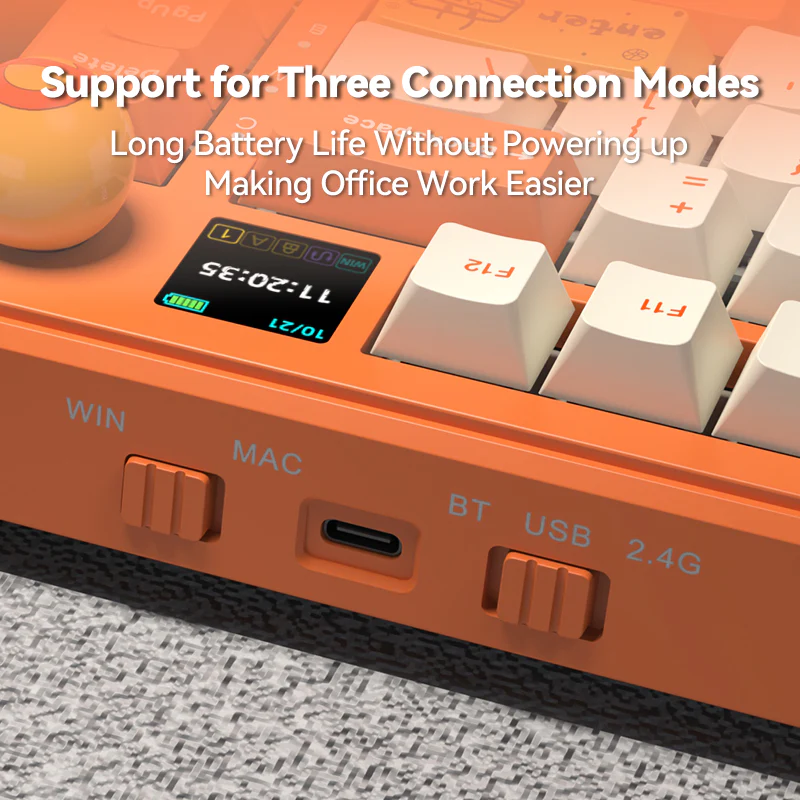 AJAZZ AK820 MAX PLUS The full range of mechanical keyboards -Tri-mode Bluetooth - Image 7