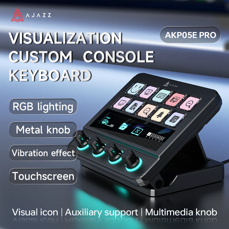 AJAZZ AKP05E PRO Visual Customization Console Custom LCD button icons - Image 3