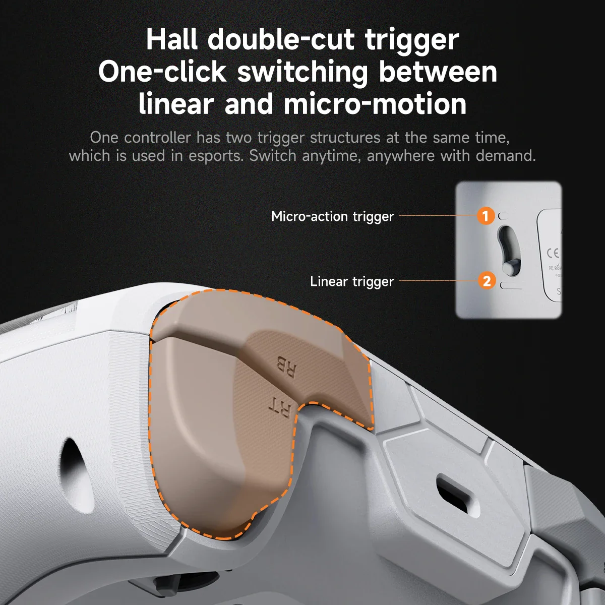 AJAZZ GP100 Wired/wireless Bluetooth Silent Conductive Silicone Button Gaming Mouse 1000mAh Suitable for PC, Switch, Android IOS - Image 8