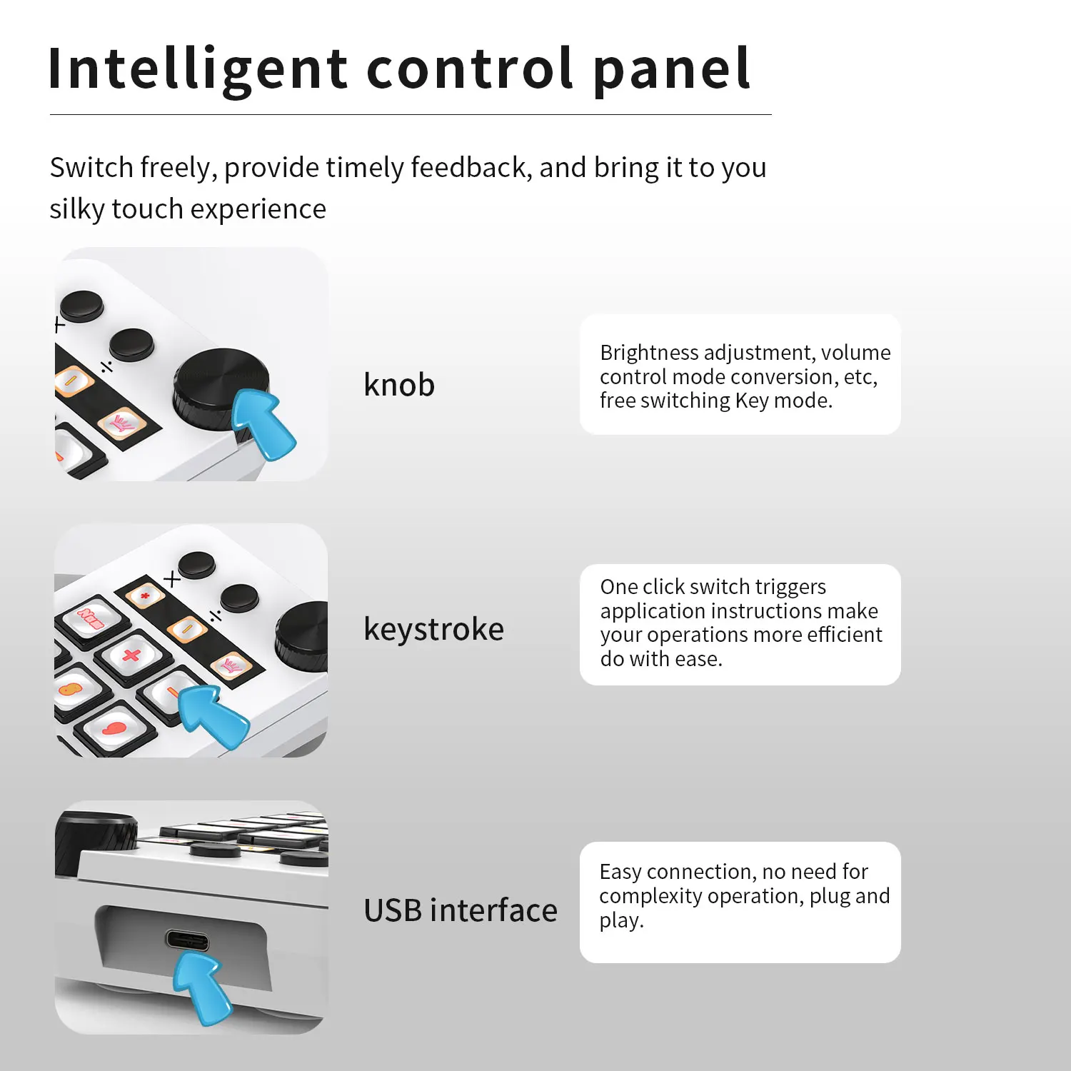 AJAZZ N1 Multifunctional Visual Control Console: Customizable/One-Click Enable - Image 4