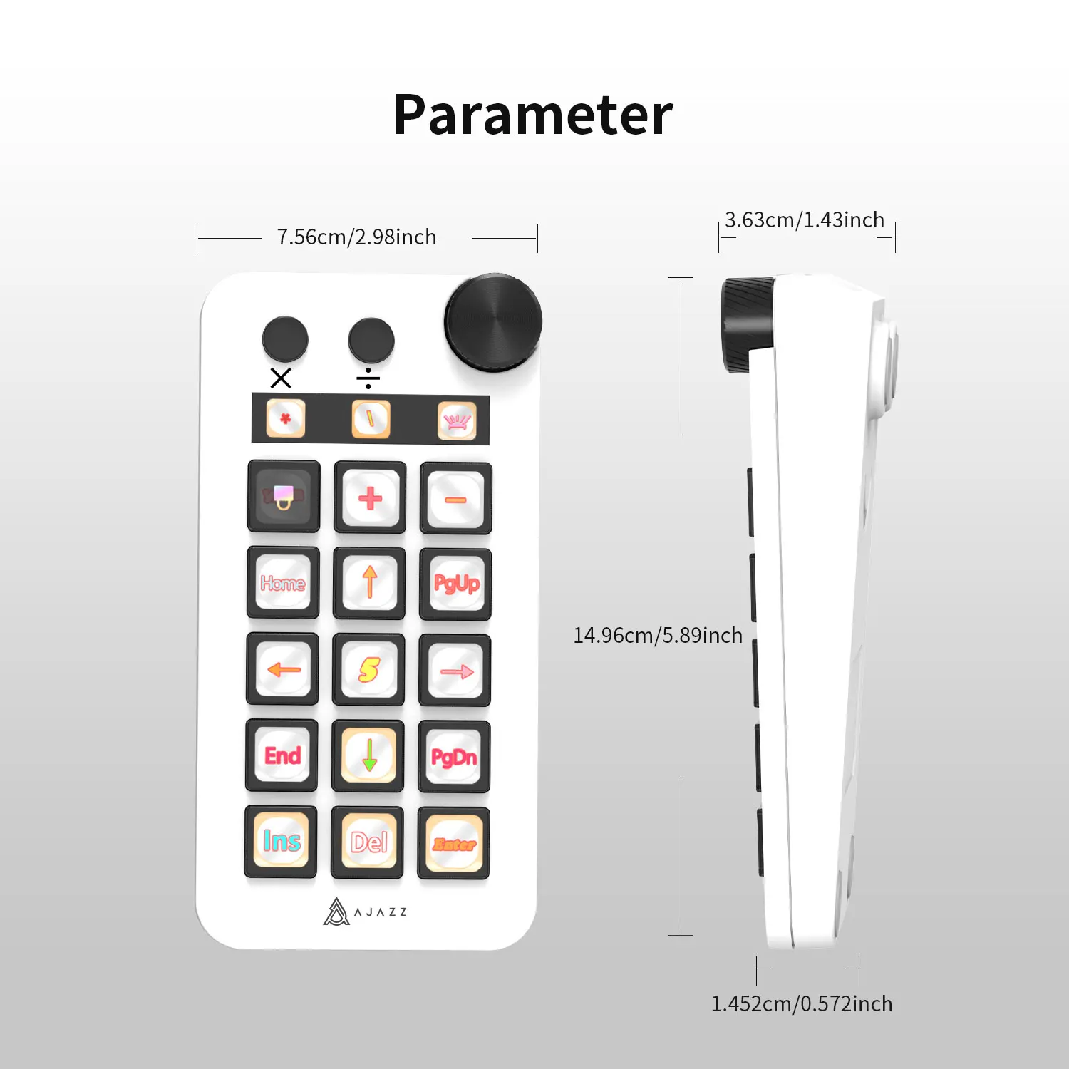 AJAZZ N1 Multifunctional Visual Control Console: Customizable/One-Click Enable - Image 8
