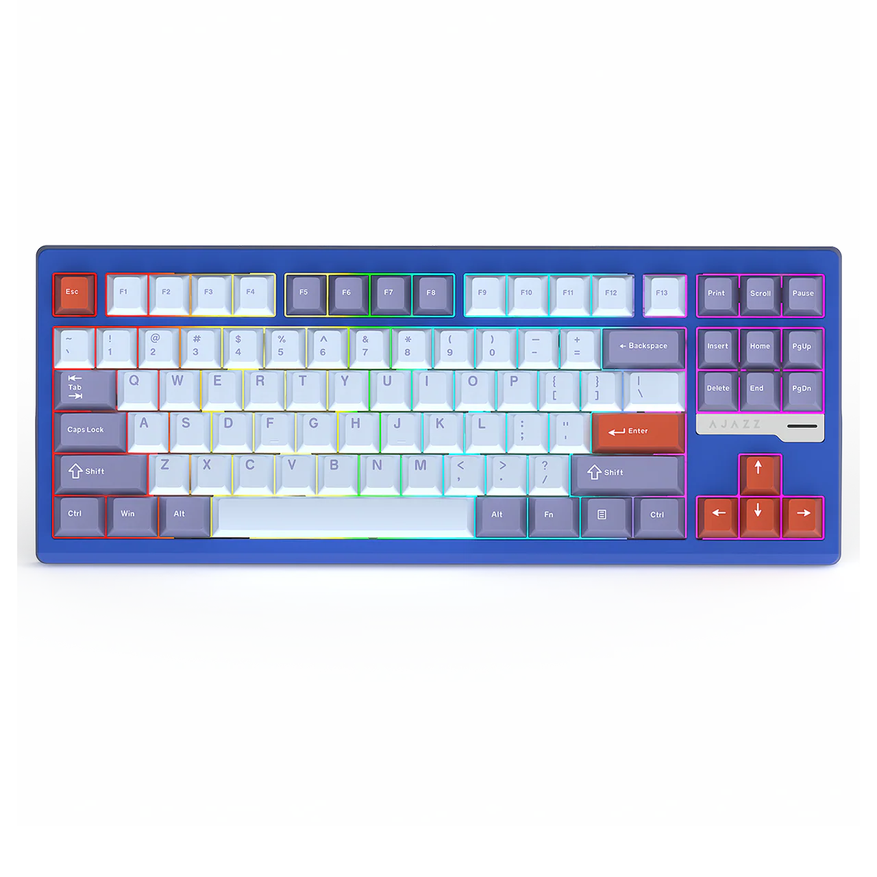 AJAZZ QS87 Aluminum Alloy Retro Mechanical Series Keyboard Three-mode - Image 25